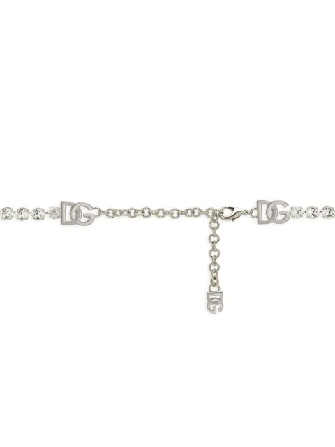 Dolce & Gabbana KIM DOLCE&GABBANA DG-logo rhinestone belt WLO4S2W1111 - 3