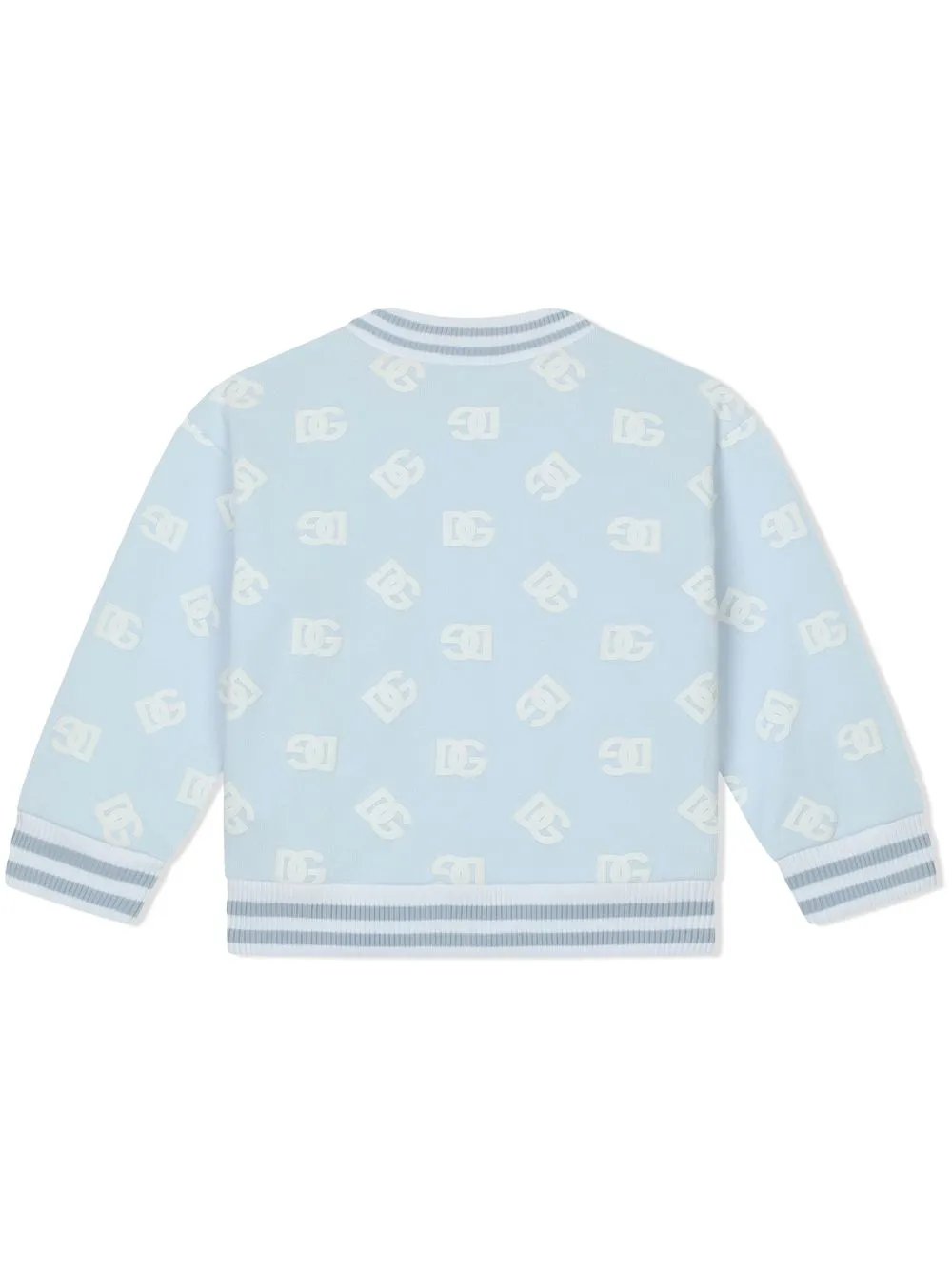 Dolce & Gabbana Kids Bomberjack met logo - Blauw