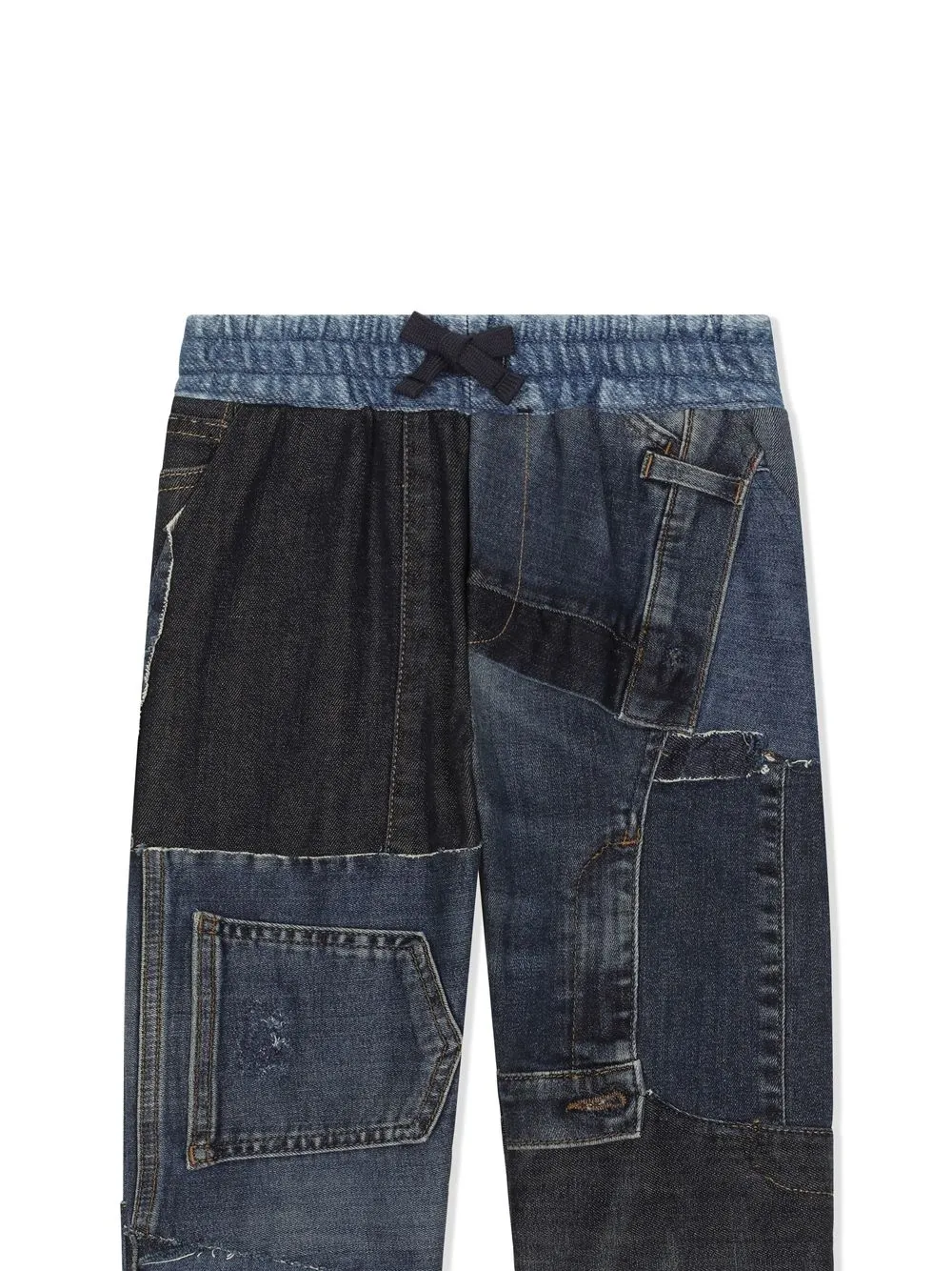  Dolce & Gabbana Kids Shorts Im Patchwork Look   Blau 