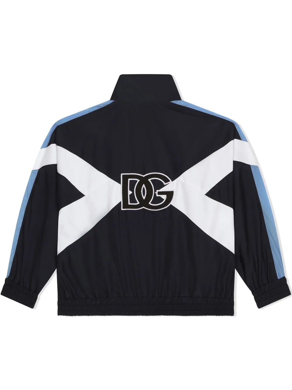 Dolce & Gabbana Kids Trainingsjack met colourblocking - Zwart