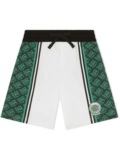 Dolce & Gabbana Kids logo-print drawstring shorts
