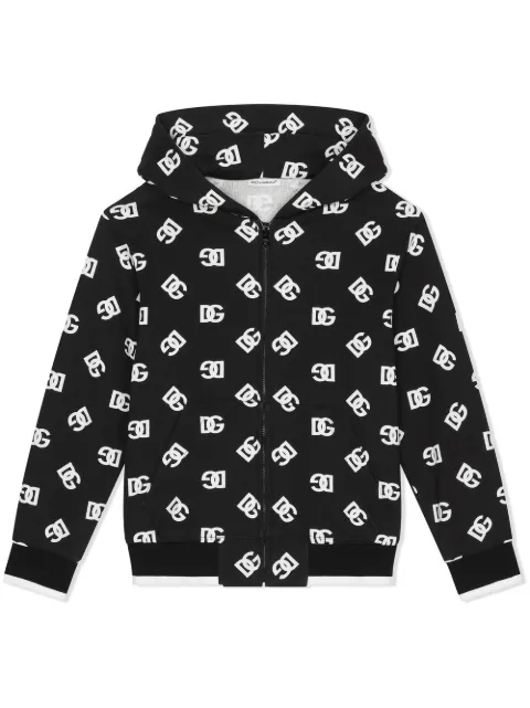 Dolce & Gabbana Kids hoodie con logo DG