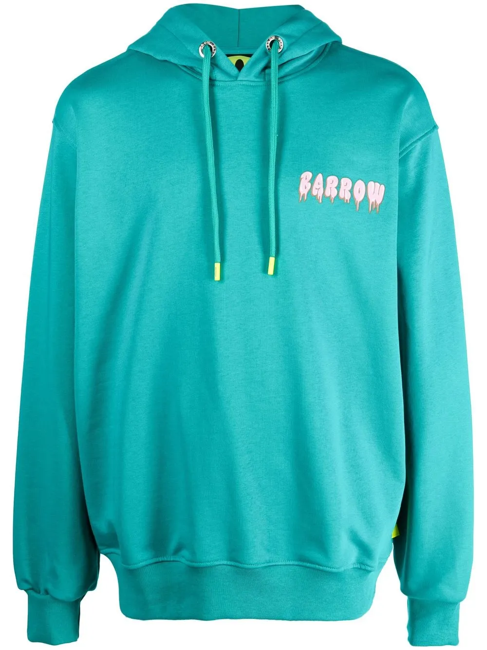 

BARROW hoodie con logo estampado y cordones - Verde