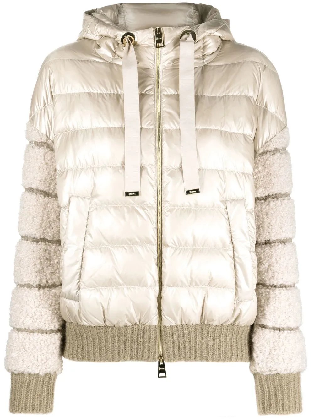 

Herno hooded puffer jacket - Neutrals