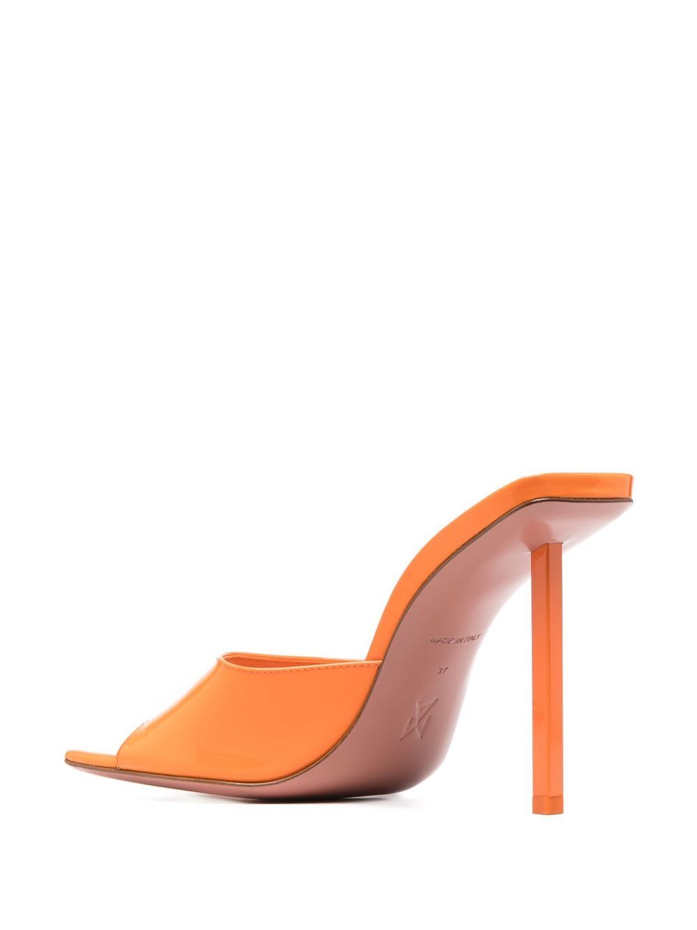 Orange 2024 mule heels