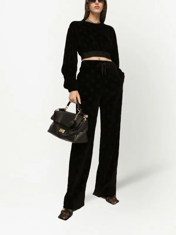 【関税＆送料込み】Dolce & Gabbana Black Leather Sicily Top Dolce&Gabbana Small Sicily Leather Top Handle Bag | Saks