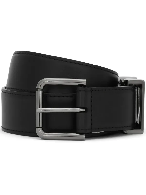 【Dolce & Gabbana】DGロゴ レザー ベルト ブラックのメンズ ベルト レザー DGロゴ | Dolce&Gabbana®