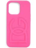 Dolce & Gabbana 3D-logo iPhone 13 Pro case - Pink