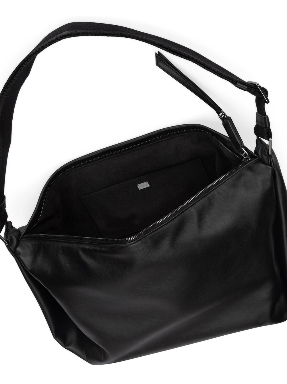 Shop Dolce & Gabbana Soft Leather Shoulder Bag In 80999