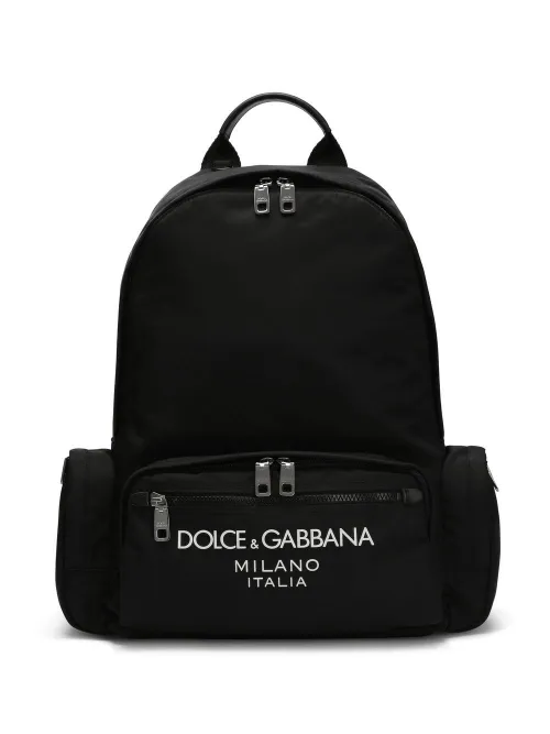 Sac à dos zippé à logo - Dolce & Gabbana - Modalova