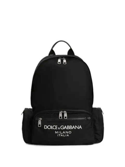 Dolce & Gabbana logo-stamp backpack