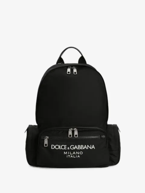 Dolce & Gabbana logo-stamp backpack