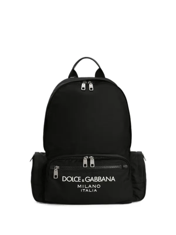 Dolce&Gabbana リュックバックパック　クラウンビジュー刺繍　ブラック 19172291_69021271_600.jpg