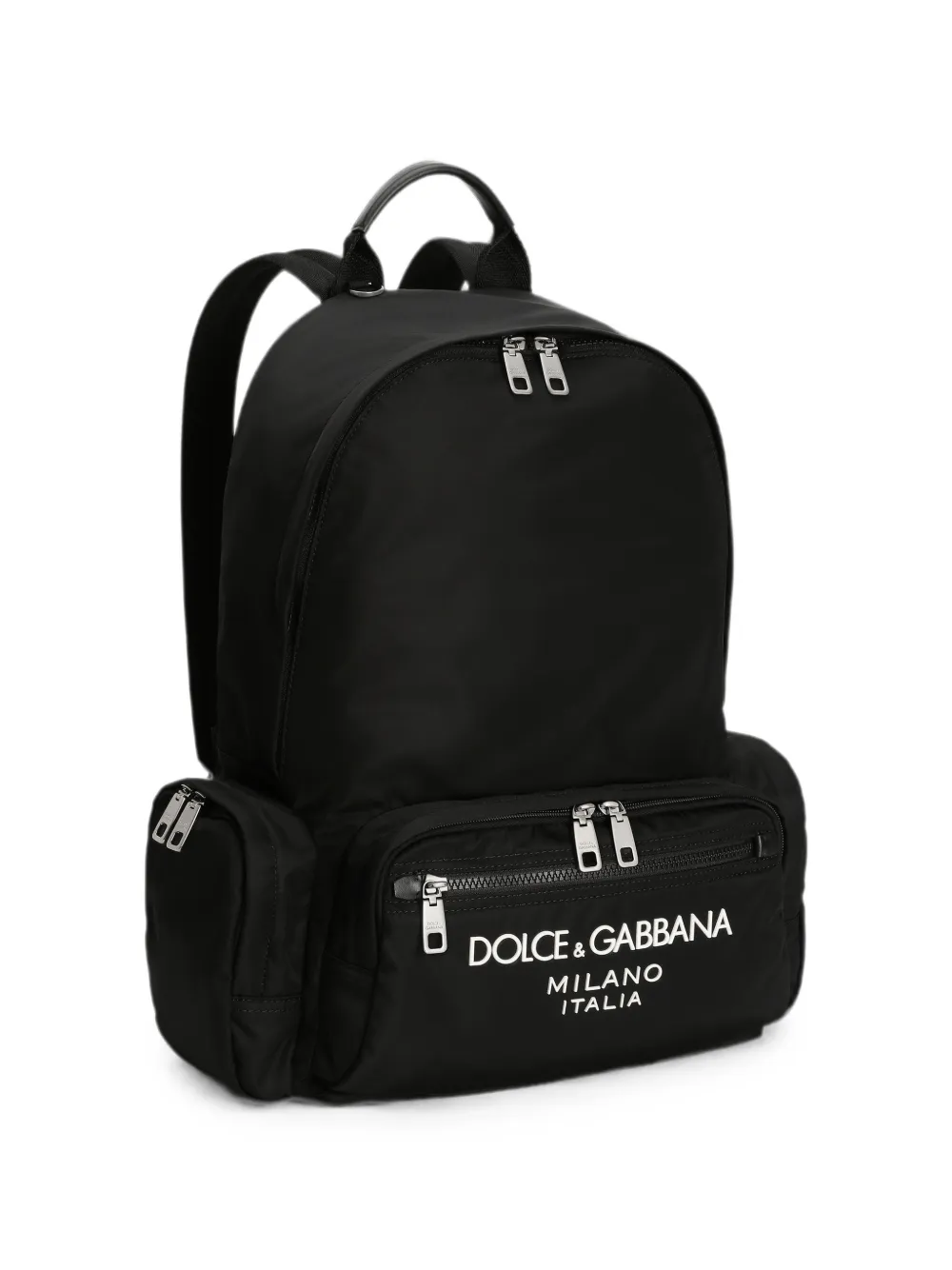 DOLCE & GABBANA ブラックバックパック Dolce & Gabbana ロゴ バックパック | ブラック | FARFETCH JP