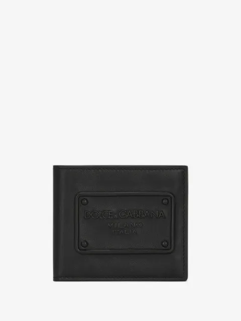 Dolce & Gabbana cartera con logo en relieve