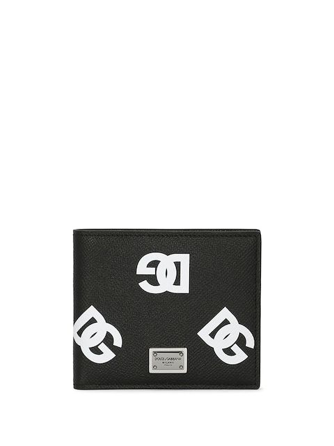 Dolce & Gabbana cartera plegable con logo estampado