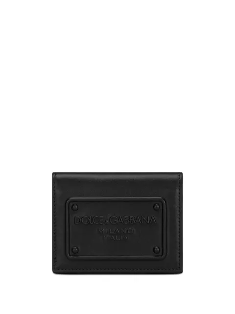 Dolce & Gabbana portefeuille en cuir à logo