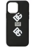 Dolce & Gabbana logo-print iPhone 13 Pro Max case - Black