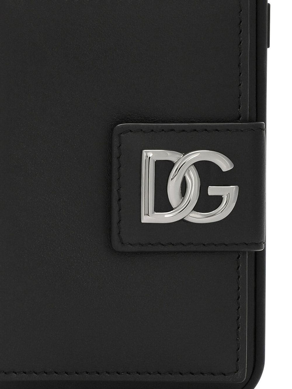Shop Dolce & Gabbana Logo-plaque Iphone 13 Pro Max Case In Black