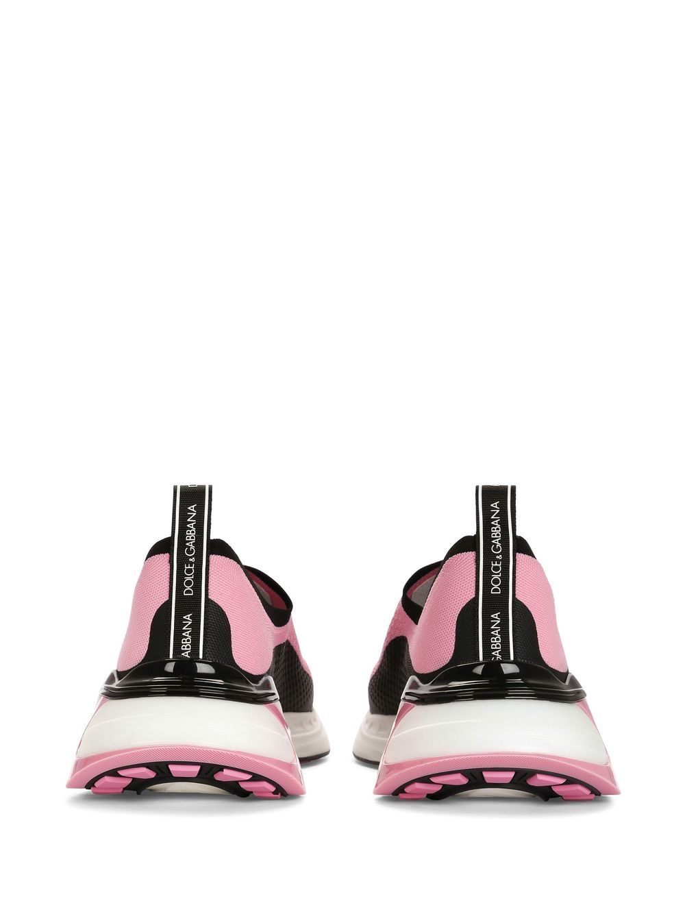 Shop Dolce & Gabbana Fast Mesh Sneakers In Pink