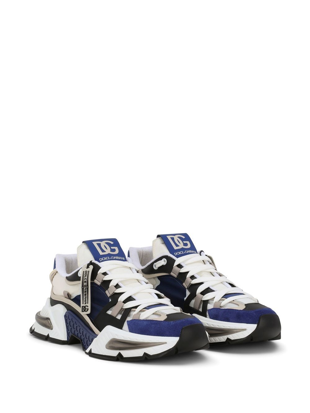 Dolce & Gabbana Airmaster sneakers met colourblocking - Wit