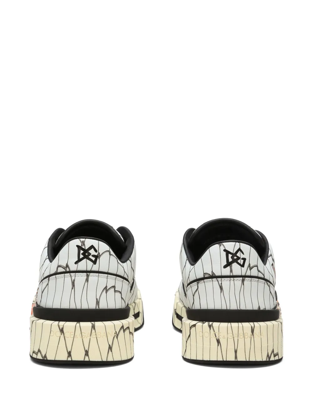 Dolce & Gabbana New Roma Low-top Sneakers In 8z827
