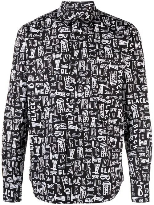 Chemise à logo imprimé - Black Comme Des Garçons - Modalova