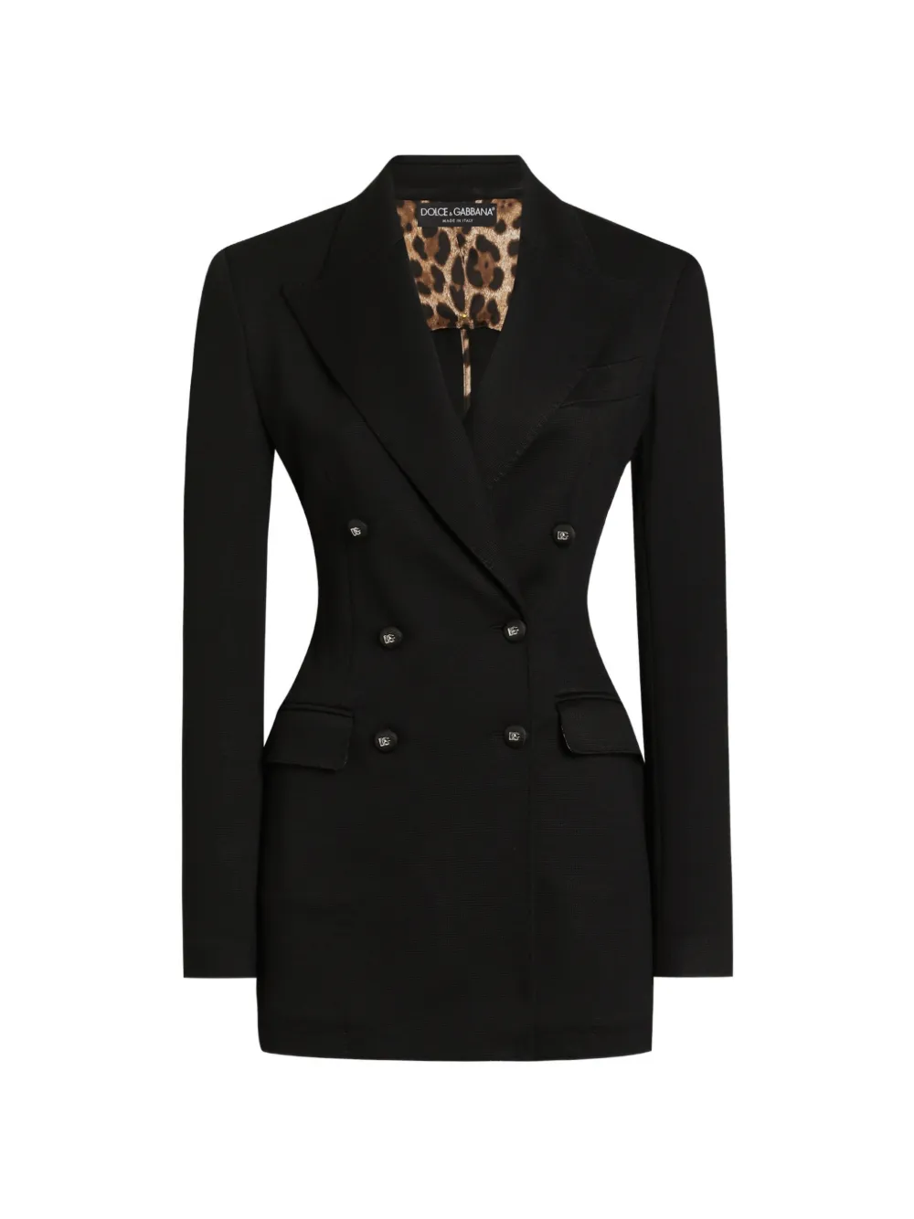 Dolce & Gabbana Milano-rib double-breasted blazer