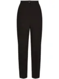Dolce & Gabbana tuxedo-band tailored trousers - Black