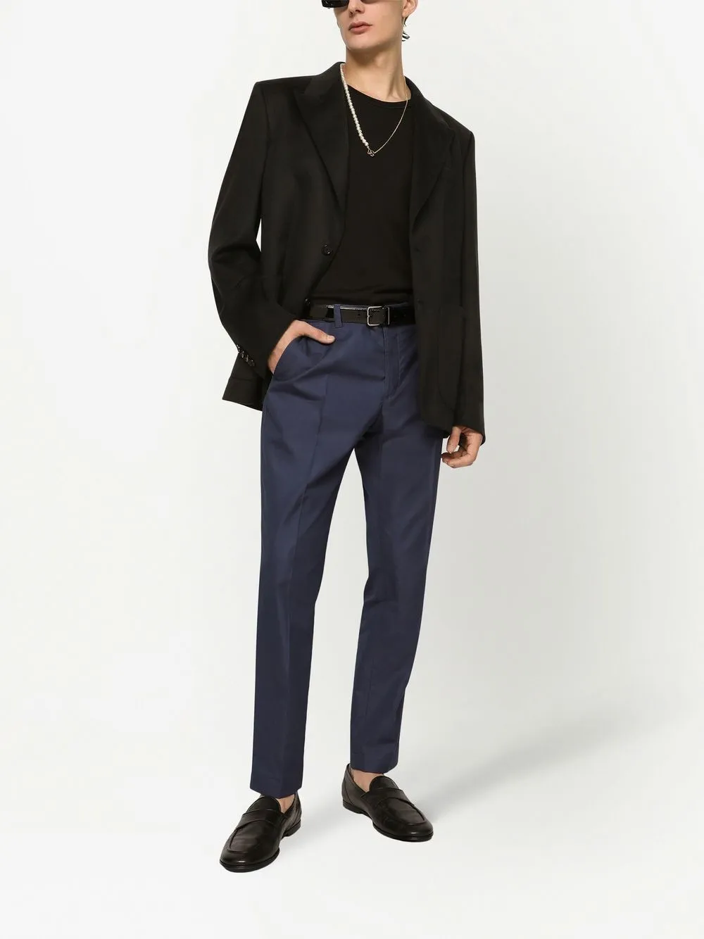 Dolce & Gabbana Kasjmier blazer - Zwart