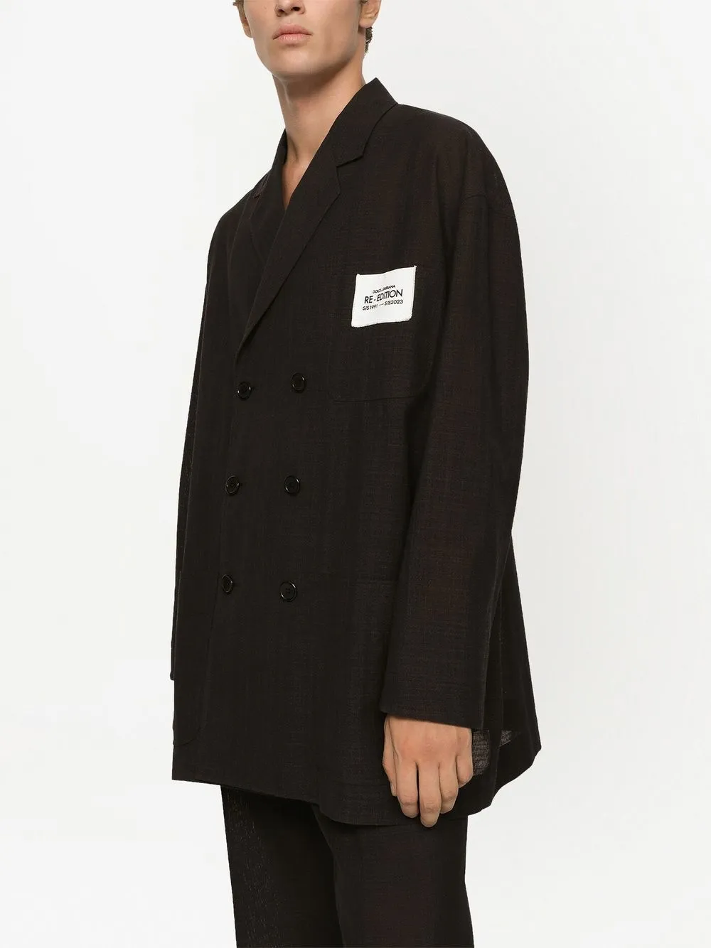 Dolce & Gabbana Blazer doppiopetto con applicazione | Image 5