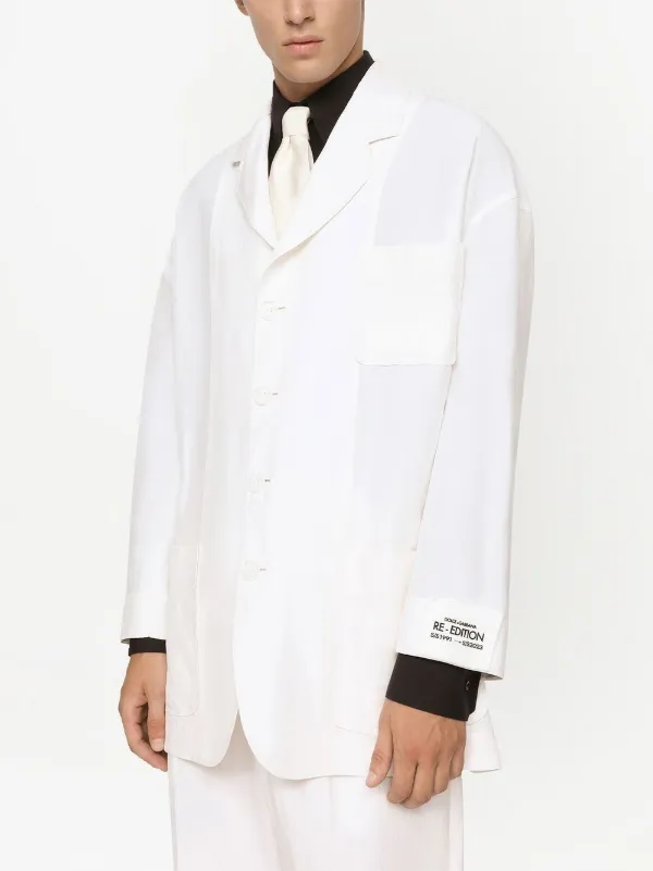 Dolce & Gabbana シングルジャケット | ホワイト | FARFETCH JP