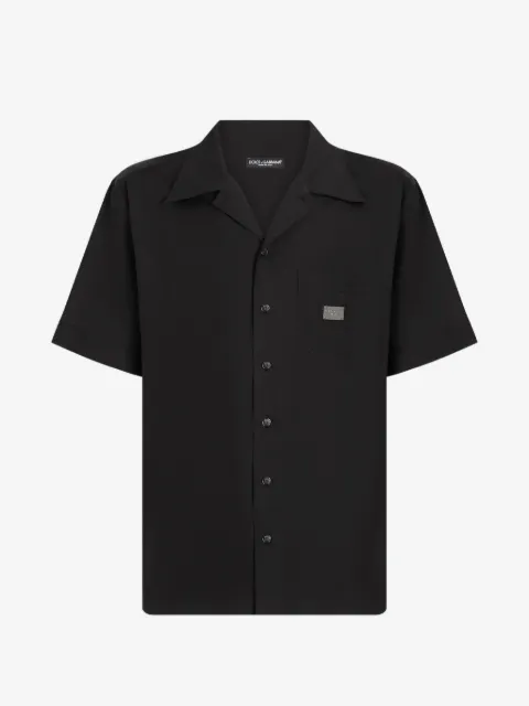 Dolce & Gabbana logo-tag cotton shirt