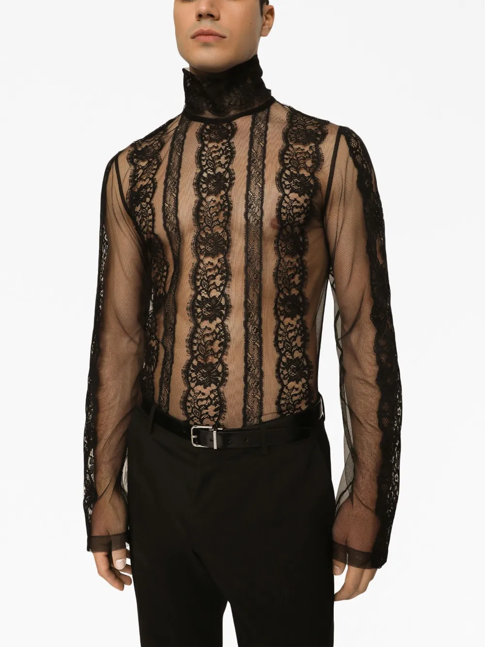 DOLCE & GABBANA 美品　ブラック Tシャツ カモフラージュポケット G9NL5DG8GW6_S9001_0.jpg