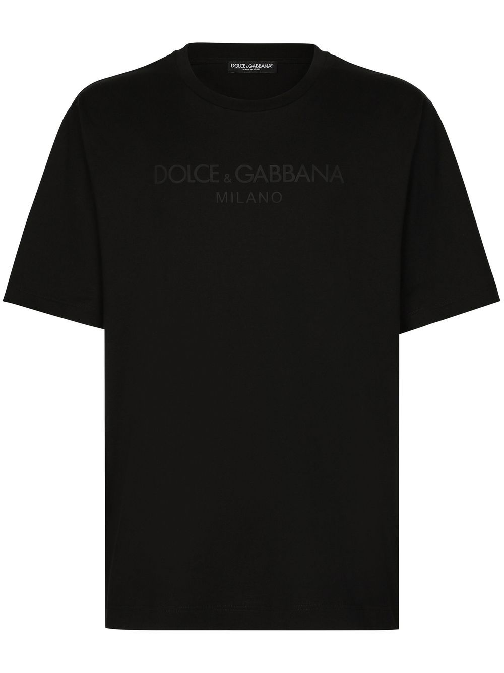 Image 1 of Dolce & Gabbana colour-block slogan-print T-shirt Dolce & Gabbana iPhone 12 Pro Max-Hülle mit Logo Rot