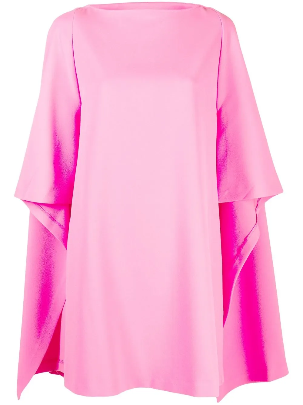 

Essentiel Antwerp Caiman cape-effect mini dress - Pink