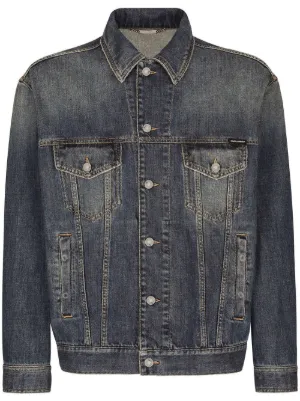 Mens black best sale denim jacket xxl