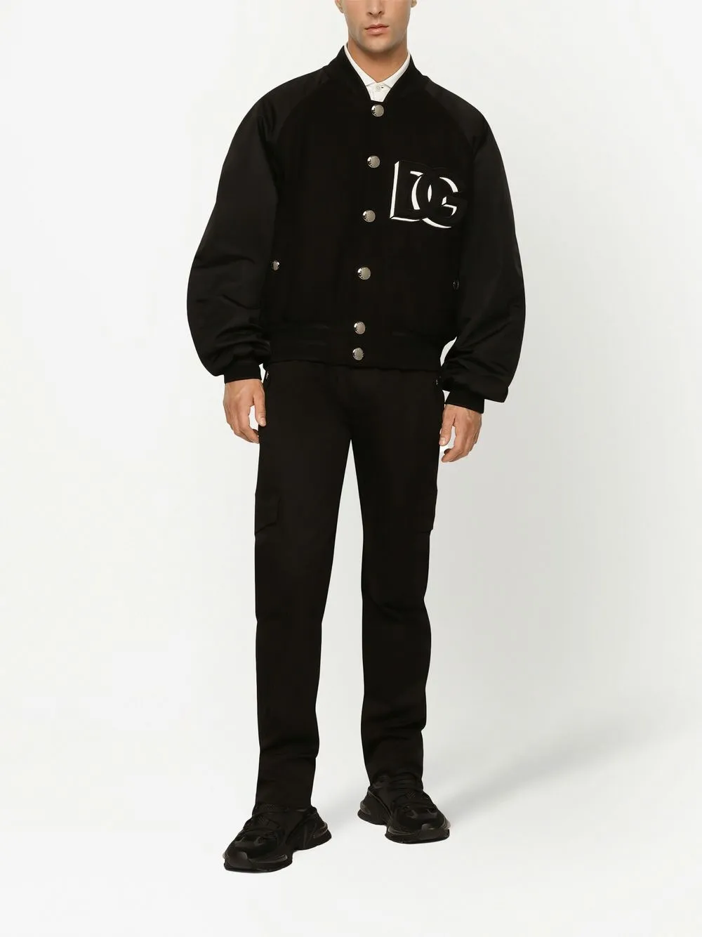 Dolce & Gabbana Orange DG Heart Full Zip Men Bomber Jacket main image 0