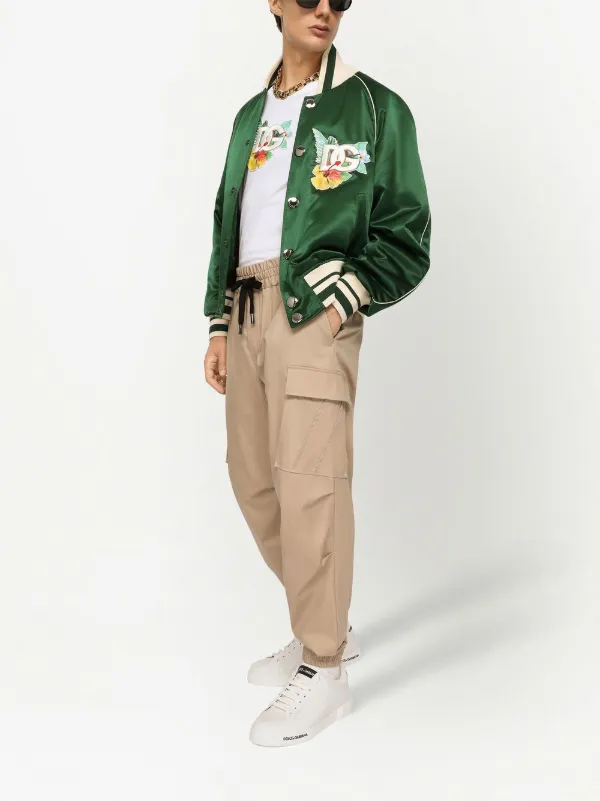 Dolce & Gabbana DGロゴ 迷彩柄ジャケット グリーン Dolce & Gabbana DGロゴ 迷彩柄ジャケット グリーン