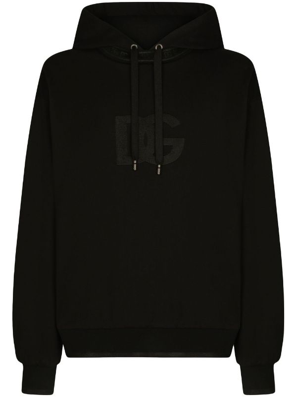 Dolce & Gabbana appliqué-logo long-sleeve Hoodie - Farfetch