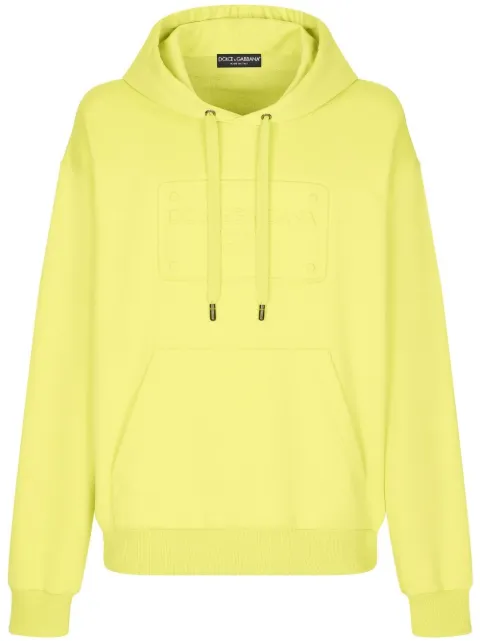 Dolce & Gabbana hoodie à logo appliqué