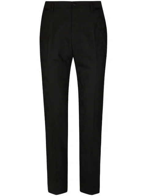 Dolce & Gabbana Calça slim cintura média