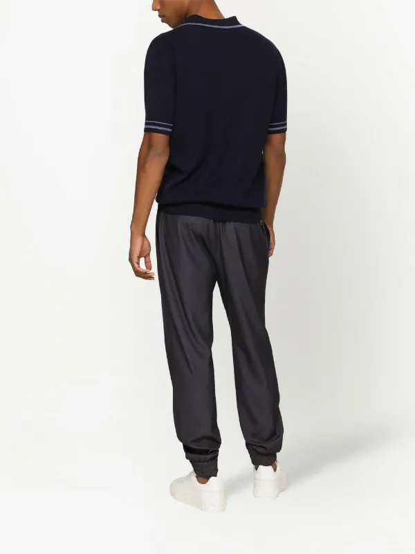 Dolce & Gabbana ロゴ ポロシャツ | ブルー | FARFETCH JP