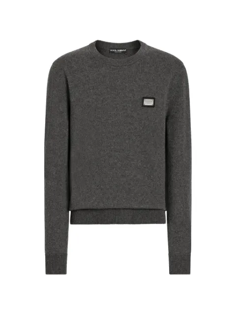 Dolce & Gabbana logo-tag wool jumper