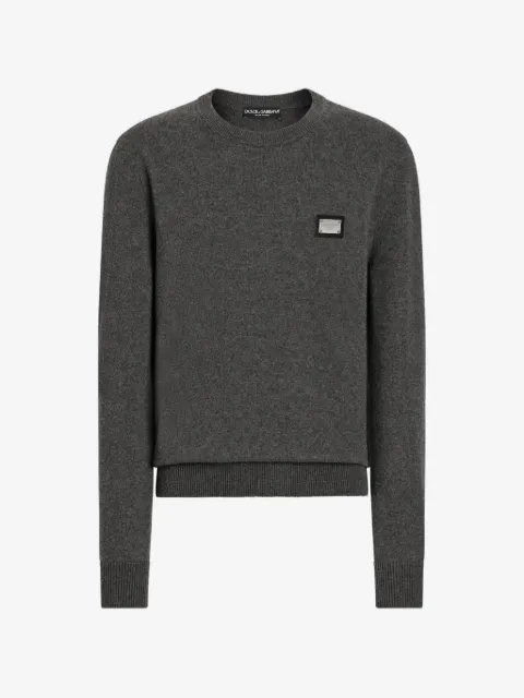 Dolce & Gabbana logo-tag wool jumper
