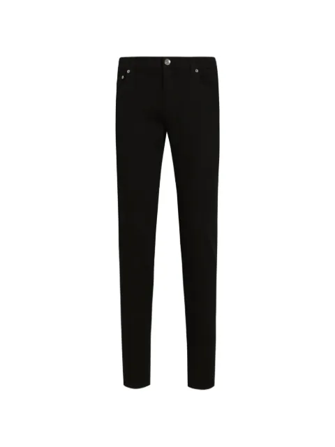 Dolce & Gabbana logo-appliqué skinny jeans