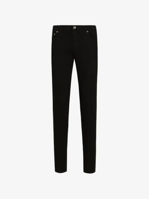 Dolce & Gabbana logo-appliqué skinny jeans