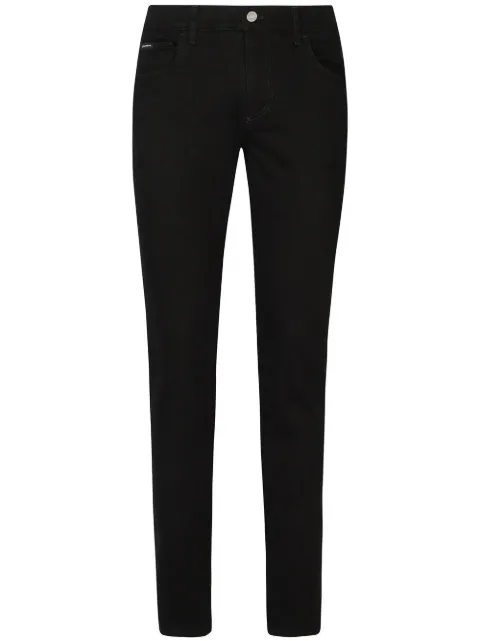 Dolce & Gabbana skinny jeans con apliques del logo