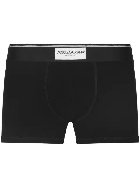 Dolce & Gabbana logo-patch boxer briefs