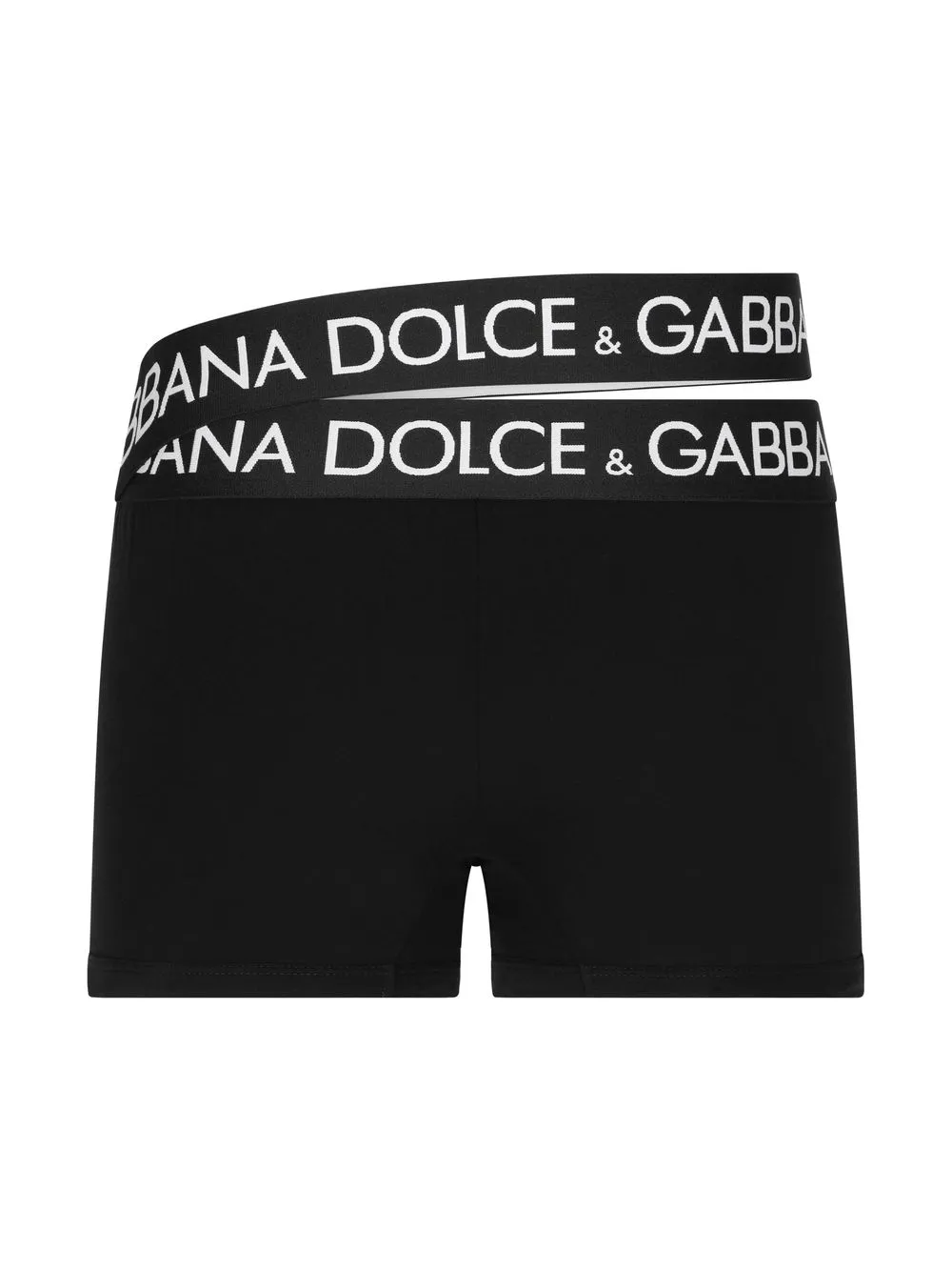 DOLCE & GABBANA LOGO-WAIST COTTON BOXER BRIEFS